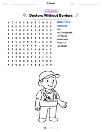 Doctors Without Borders printable worksheet preview