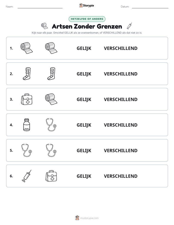 Zelfde of Verschillend