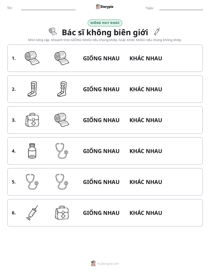 Giống Hay Khác