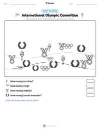International Olympic Committee printable worksheet preview