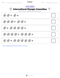 International Olympic Committee printable worksheet preview