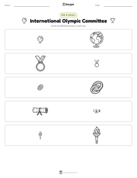 International Olympic Committee printable worksheet preview