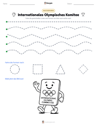 Internationales Olympisches Komitee druckbare Arbeitsblatt Vorschau