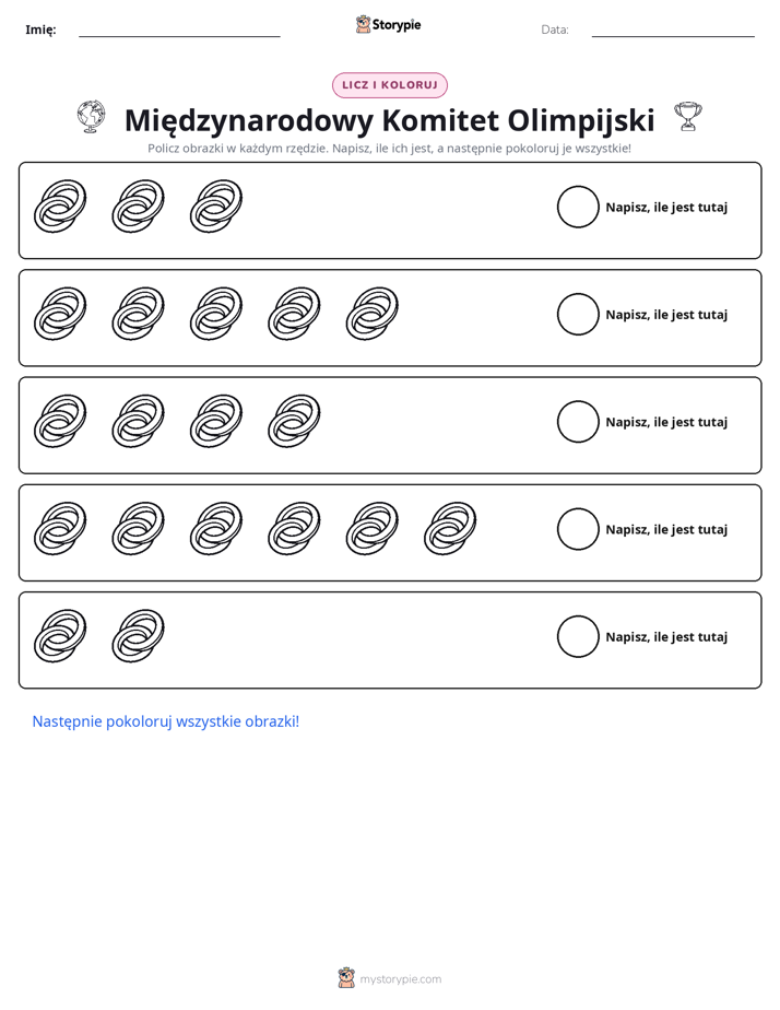 Liczenie i Kolorowanie