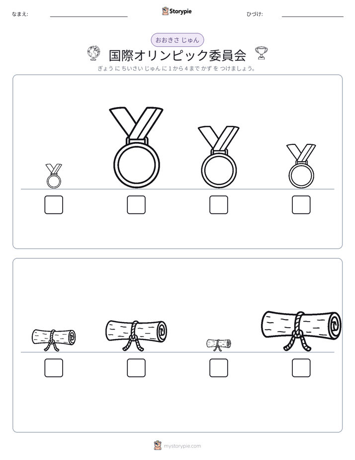 サイズ順
