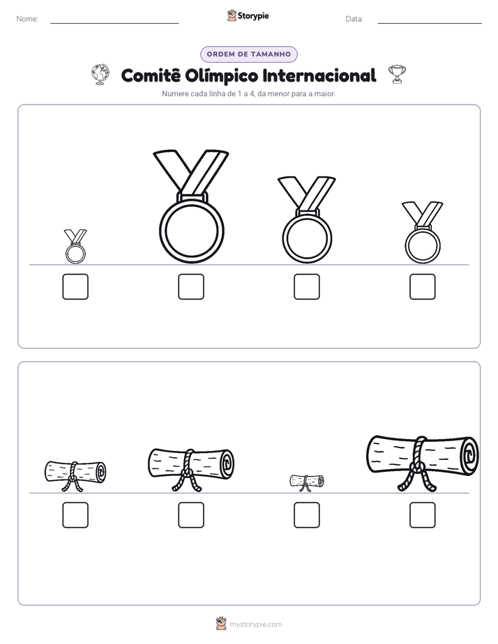 Ordem de Tamanho