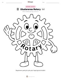 Uluslararası Rotary yazdırılabilir çalışma sayfası önizlemesi