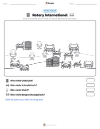 Rotary International druckbare Arbeitsblatt Vorschau
