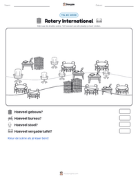 Rotary International afdrukbare werkblad voorbeeld