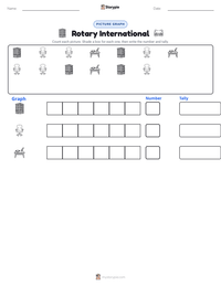 Rotary International printable worksheet preview