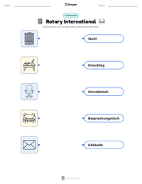 Rotary International druckbare Arbeitsblatt Vorschau