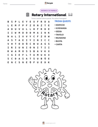 Anteprima della scheda stampabile di Rotary International