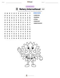 Rotary International afdrukbare werkblad voorbeeld