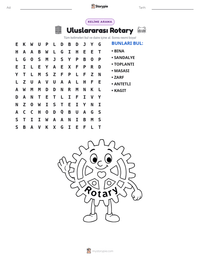 Uluslararası Rotary yazdırılabilir çalışma sayfası önizlemesi