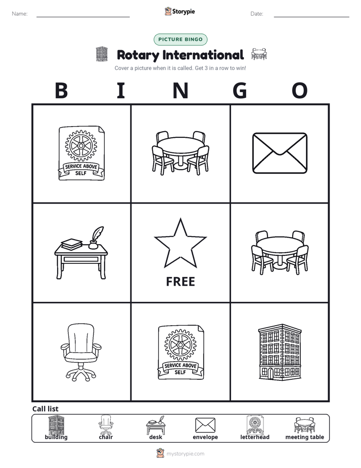 Picture Bingo