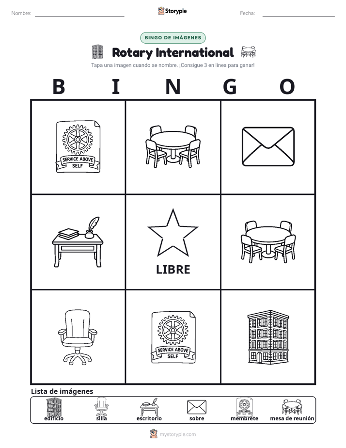 Bingo de Imágenes