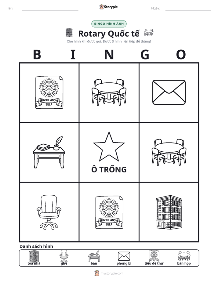 Bingo Hình Ảnh