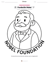 Vista previa de la hoja de trabajo imprimible de Fundación Nobel