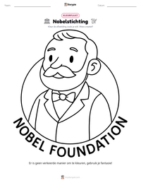 Nobelstichting afdrukbare werkblad voorbeeld