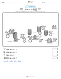 ノーベル財団 の印刷可能ワークシートプレビュー