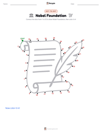 Nobel Foundation printable worksheet preview