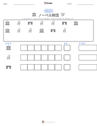 ノーベル財団 の印刷可能ワークシートプレビュー