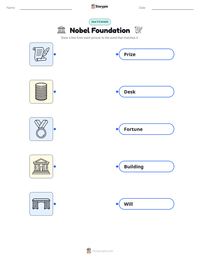 Nobel Foundation printable worksheet preview