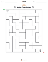 Nobel Foundation printable worksheet preview