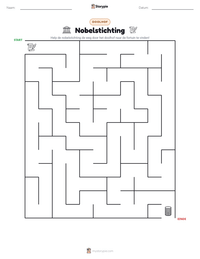 Nobelstichting afdrukbare werkblad voorbeeld