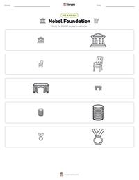 Nobel Foundation printable worksheet preview