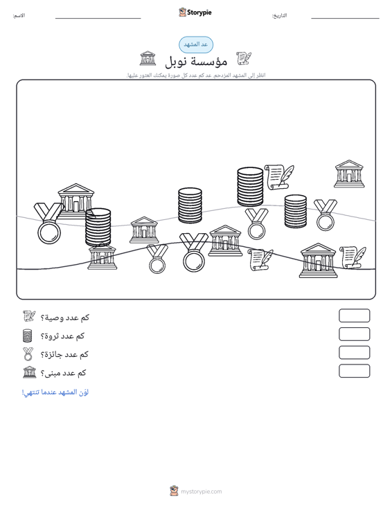مشهد العد