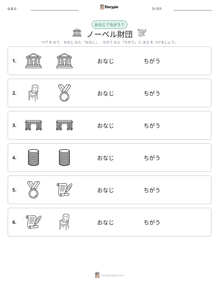 同じか違うか