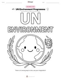 UN Environment Programme printable worksheet preview