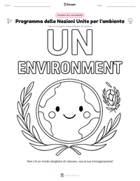 Anteprima della scheda stampabile di Programma delle Nazioni Unite per l'ambiente
