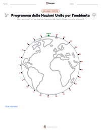 Anteprima della scheda stampabile di Programma delle Nazioni Unite per l'ambiente