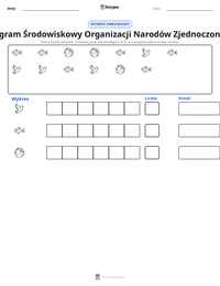 Podgląd drukowalnego arkusza ćwiczeń Program Środowiskowy Organizacji Narodów Zjednoczonych