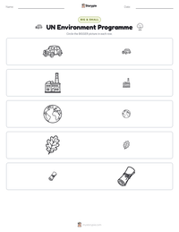 UN Environment Programme printable worksheet preview