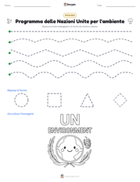 Anteprima della scheda stampabile di Programma delle Nazioni Unite per l'ambiente