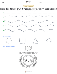 Podgląd drukowalnego arkusza ćwiczeń Program Środowiskowy Organizacji Narodów Zjednoczonych