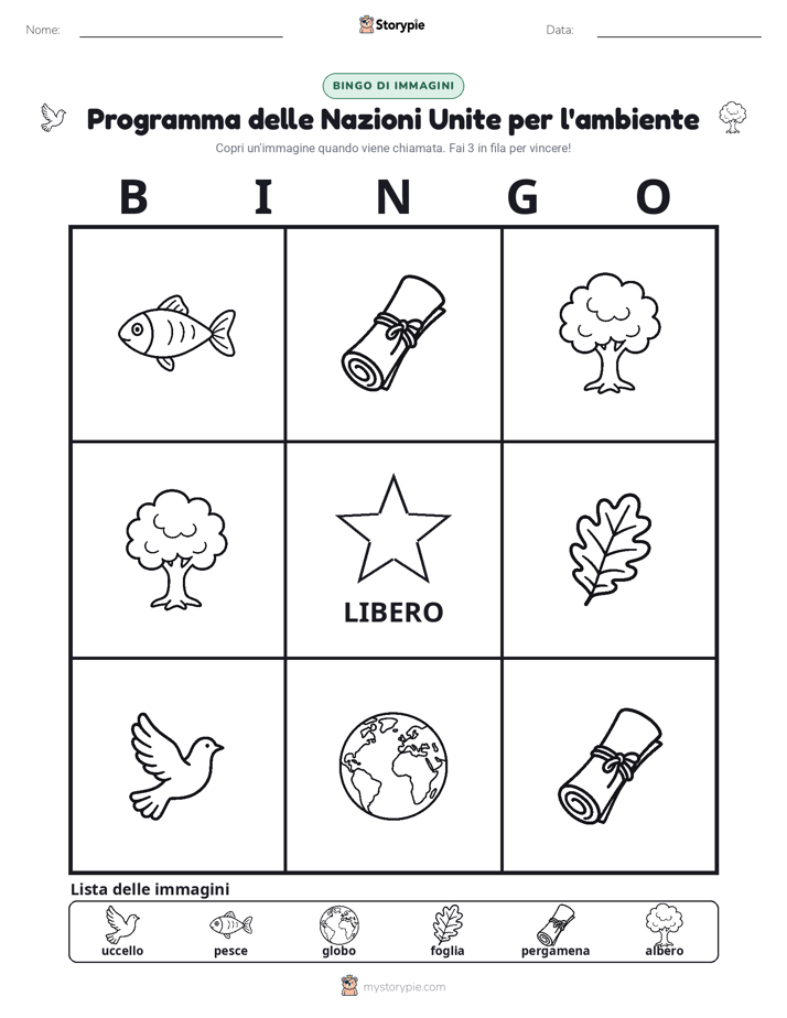 Bingo delle Immagini