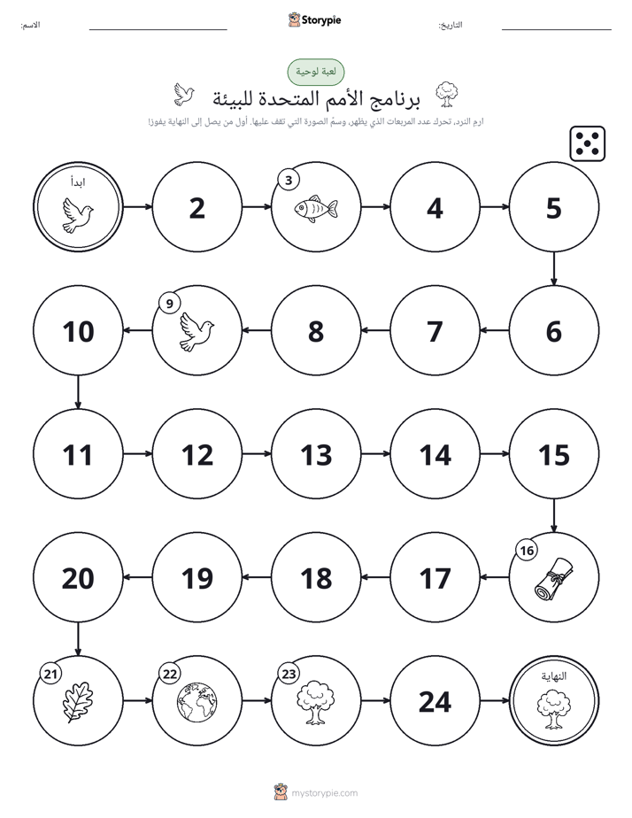 لعبة لف و تحرك
