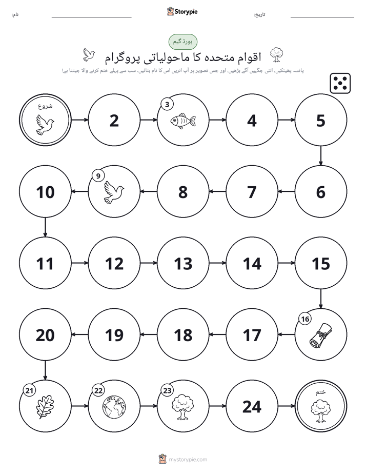 رول اور منتقل کریں کھیل