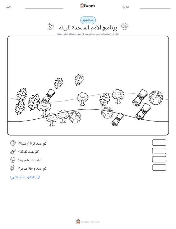 مشهد العد