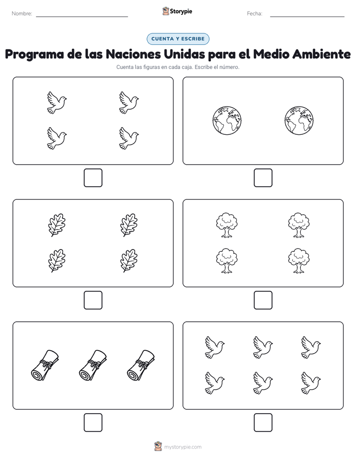 Cuenta y Escribe