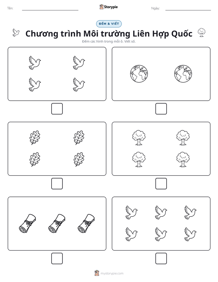 Đếm & Viết