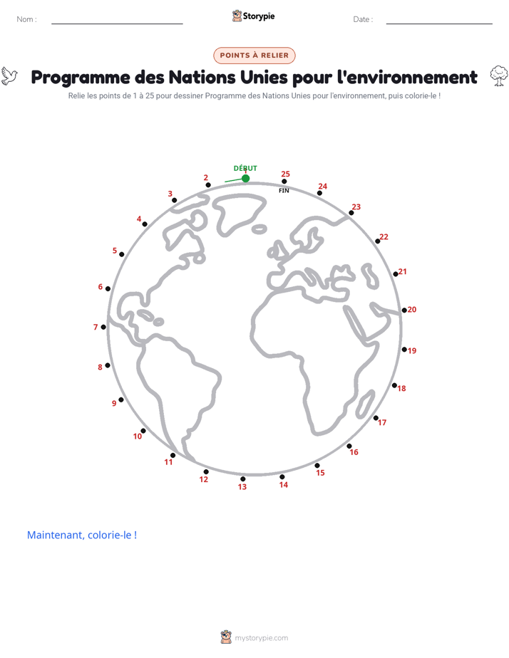 Relie les points