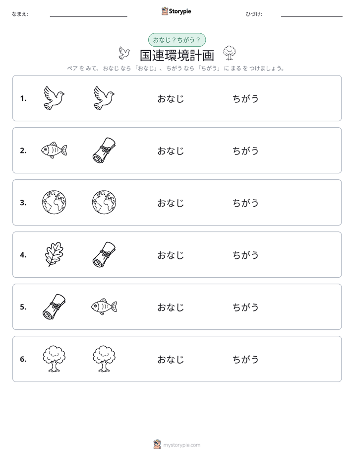 同じか違うか