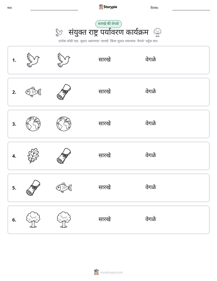 समान की भिन्न