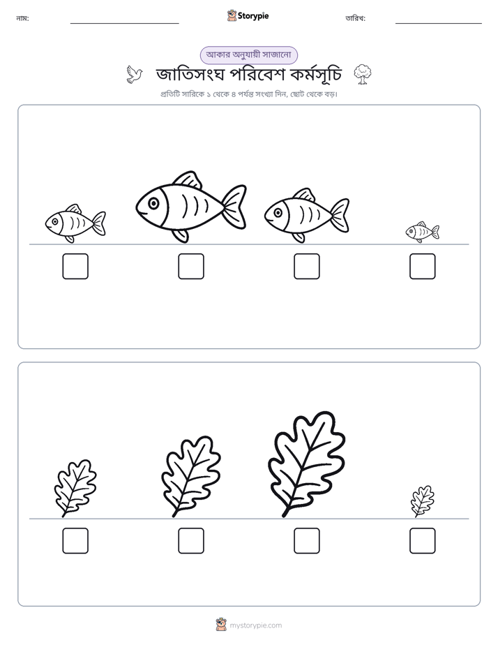 আকারের ক্রম