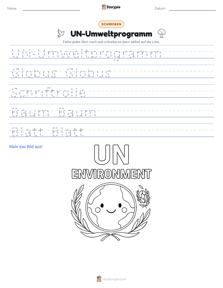 Schreibübung